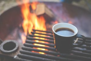 Coffee on the Campfire Grill